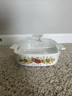 RARE Vintage Pyrex Corning Ware Spice of Life L'ECHALOTE 1 Qt. A-1-B A7C Lid