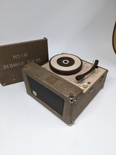 Vintage Audiotronics 300-A Portable Classroom Record Player 4-Speed - Functional