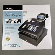 Royal Alpha 7000ml Electronic Cash Register W/Dual Alphanumeric Thermal Printer