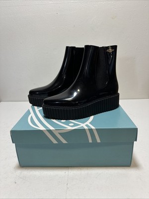 Vivienne Westwood Anglomania Melissa Chelsea Women's Black Rain
