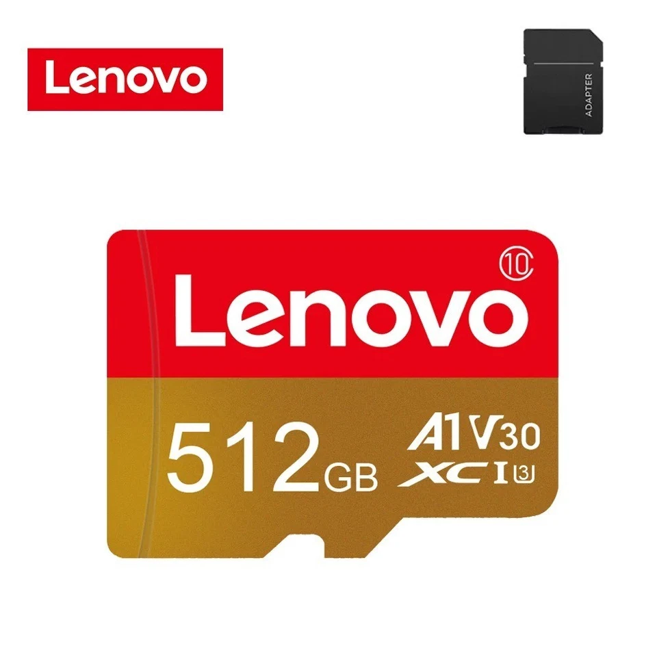 For Lenovo Micro SD TF Card 128GB 256GB 512GB 1TB 2TB Class 10 Memory Card - Image 2 of 4