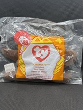 McDonald's Chocolate The Moose Teenie Beanie Babies Plush 1996 New in Sealed Pkg