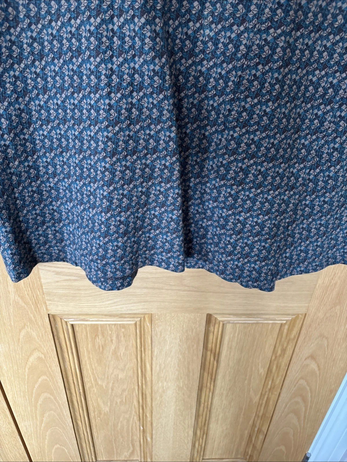 Gonna Kenzo vintage 100% cotone stampa lunghezza ginocchio grande verde marrone