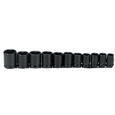 Proto J74102 12in Drive 11pc 6-point Impact Socket Set Proto J74102 12in Drive 11pc 6-point Impact Socket Set
