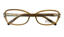 VIVA Eyewear VV0322 047 Brown 54-16-135 with Factory Demo Lenses