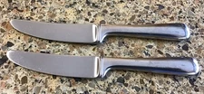 Yamazaki Andersen Hafnia  Set of 2  DINNER KNIVES  8”  Stainless  Glossy  Japan