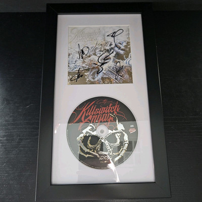 Killswitch Engage This Consequence  Signed CD Booklet 8x13'' Framed Display 