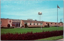 c1960s HARTFORD CITY, Indiana Postcard "Minnesota Mining & Mfg. Co." Factory