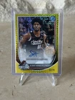 2025-26 Bowman Chrome Basketball Scoot Henderson Yellow Mojo /75 BCV-109 Auto