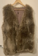 Love Pink Lily Fur Faux Coat Size S/m