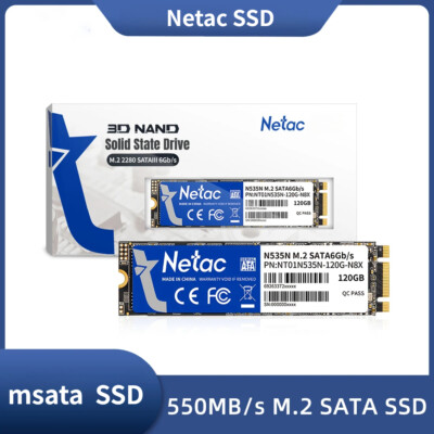 Netac M.2 SATA 6Gb/s SSD 960GB 480GB 240GB SSD Internal Solid State Drive Lot