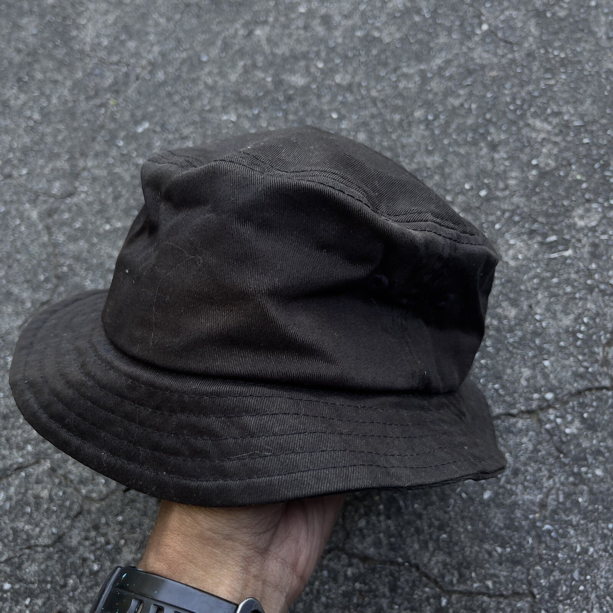 90s old stussy nylon ￼bucket hat black Vintage Stüssy Capz Bucket Hat Black Small/Medium | eBay
