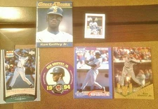 KEN GRIFFEY JR 1994 KING B+SI KIDS 1999+1996 STARBURST MUSEUM+ MINI STICKER
