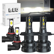 For Ford Focus 2003-2004 Combo Led Headlight H49145 Fog Lights White Kit 4pcs