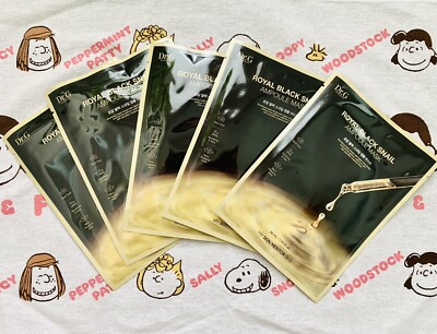 Dr.G Royal Black Snail Hypoallergenic Ampoule Mask 30ml 5pcs