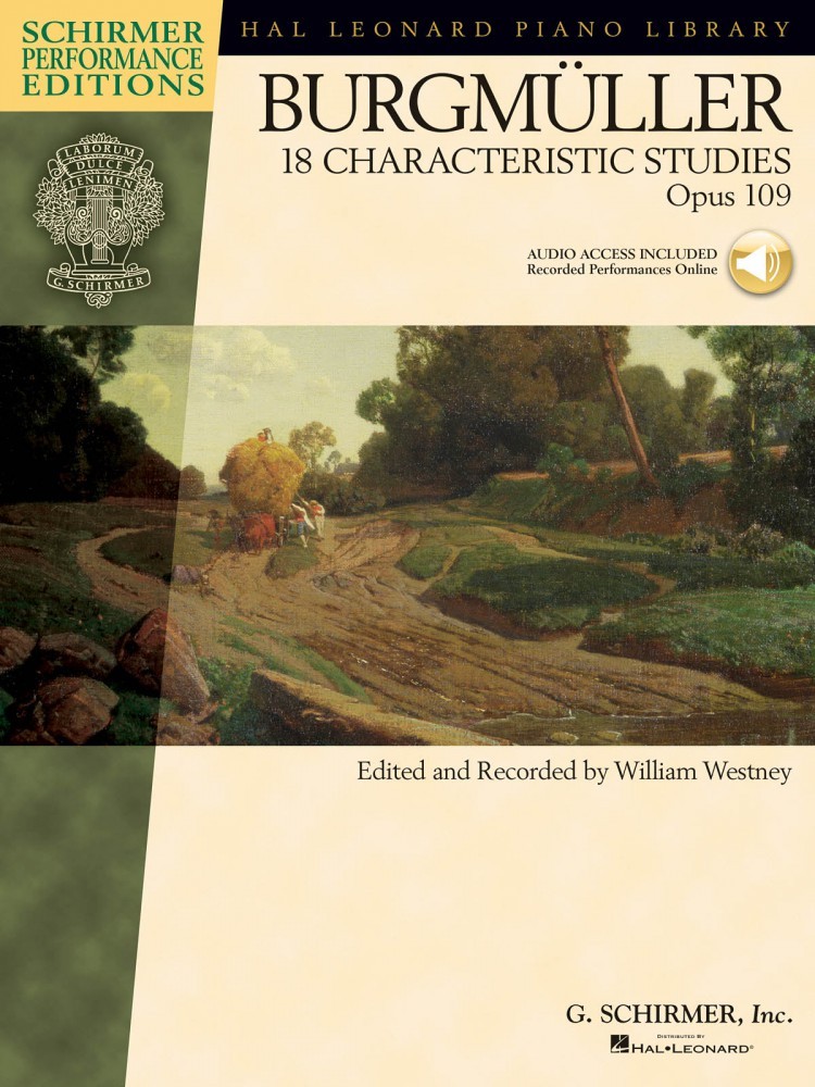 Johann Friedrich Burgmuller 18 Characteristic Studies Opus