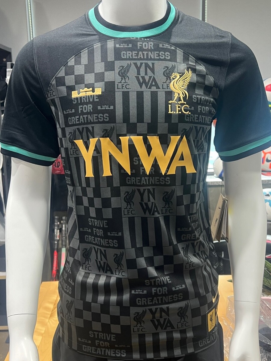 Nike LeBron x Liverpool FC Stadium Men's Soccer Jersey Tee Nike LeBron x Liverpool FC Stadium Men's Soccer Jersey Tee