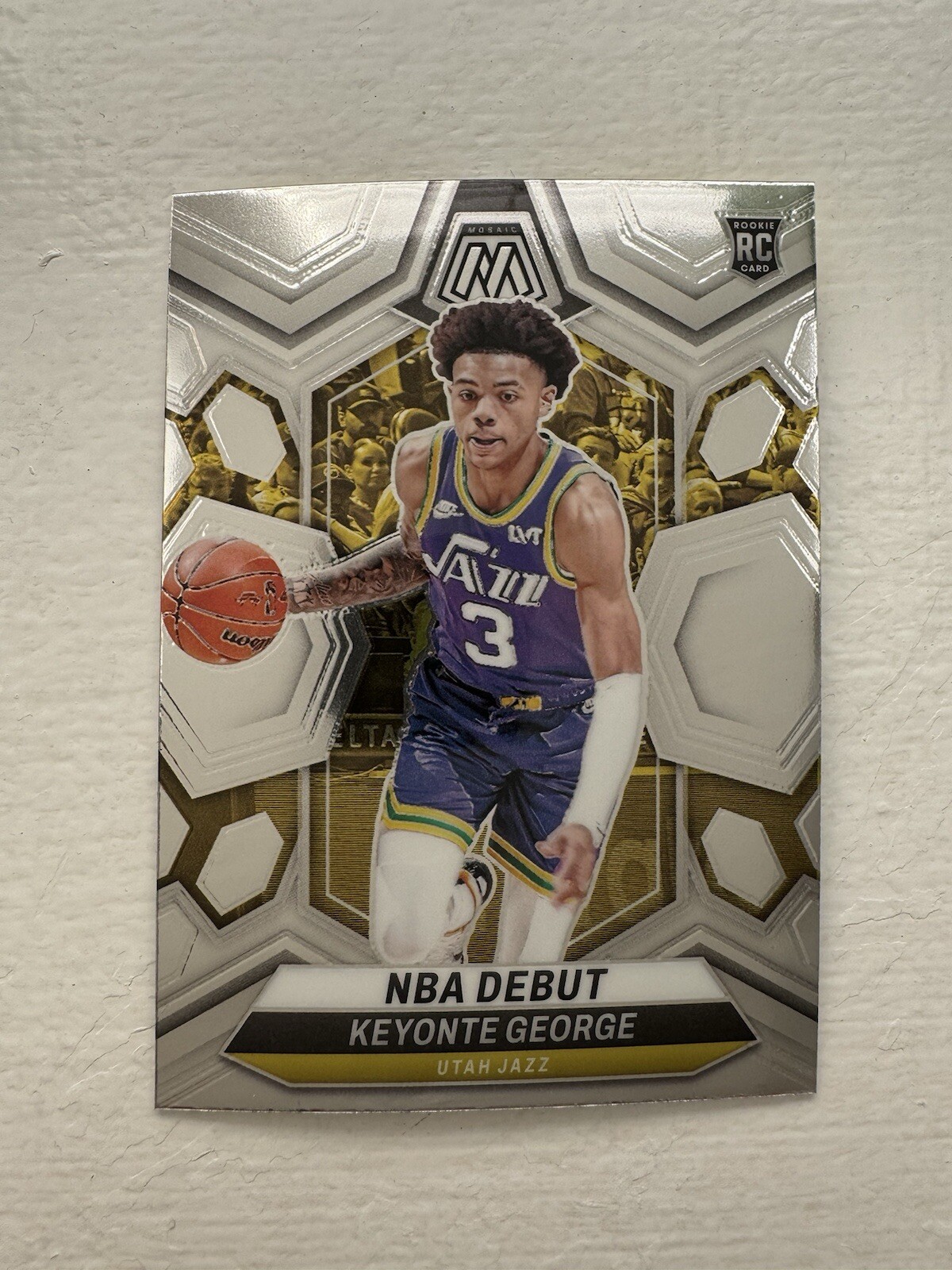 2023-24 Panini Mosaic Keyonte George NBA Debut #251  (RC) Utah Jazz