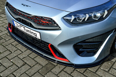 Sonderaktion1 Schwert Frontspoiler mit Wing aus ABS für Kia Pro Ceed GT Facelift