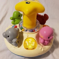 Vtech Spin 'n Learn Top Learning Singing Teaching Sea Animals & Numbers Colors