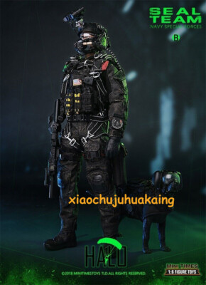 Mini Times Toys 1/6 M013 Navy Special Forces Seal Team HALO w/ K-9