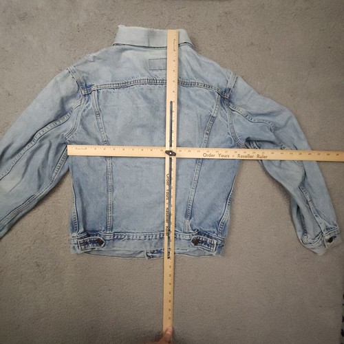 Vtg Levis Trucker Jacket Mens 40r 70506 0216 Type 3 Made in USA Denim Coat by Levi's, $38.25 - Photo 6