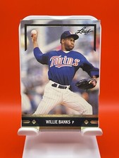 1991 Leaf Baseball Gold Rookies #BC5 Willie Banks Minnesota Twins