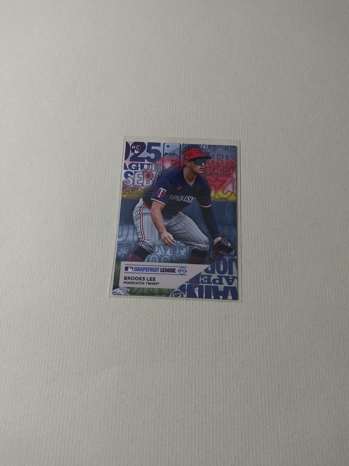 2025 Topps Series 1 - Training Grounds Brooks Lee #TG-19 (RC)