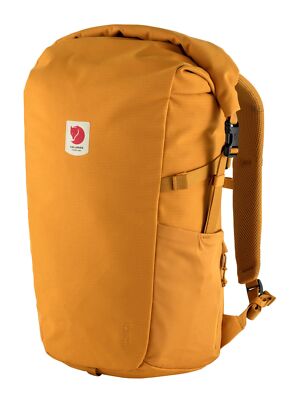 Fjällräven Ulvö Rolltop 30 Backpack Rucksack Rucksack Red Gold Orange
