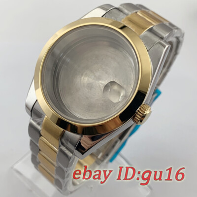 36mm/40mm Silber Gold Uhrenarmband Passend für NH35 NH36 ETA2824/2836 Miyota8215