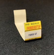1374 FORD GT NEW SLOT CAR INSERT LABEL Original Authentic AURORA T-JET