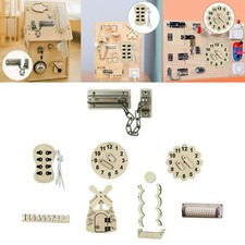 Toddlers busy board fine motor toys accessories sensory board pieces for