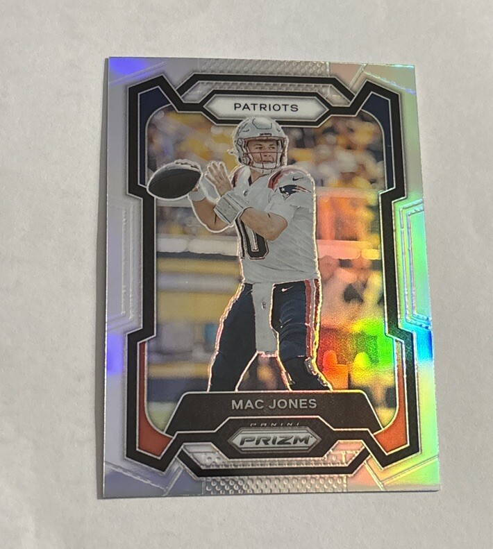 2023 Panini Prizm Mac Jones Silver Prizm New England Patriots #206