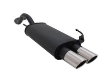 Endschalldämpfer Auspuff VW Polo 6N/6N2 ab 1994 bis 2001 Auspuff 2x76mm SR