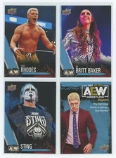2021 Upper Deck AEW All Elite Wrestling You Pick Complete Your Set BUY 3 GET 1