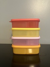 Tupperware Juego de 4 Contenedores Divididos Eco Lunch It
