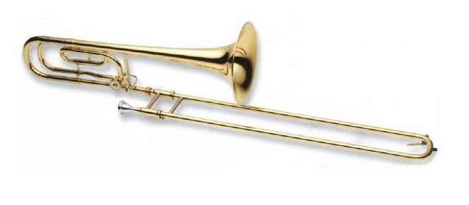 Maglietta Con Stampa Trombone - Idea Regalo Per Musicisti, 100% Cotone, Taglio Classico