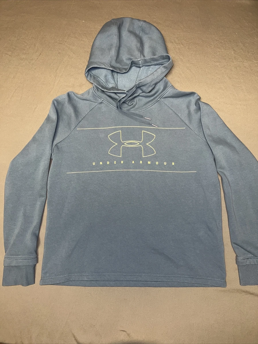 Under Armour Hoodie Sweatshirt Women s Size M Blue Cowl Neck