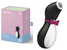 SATISFYER PRO PENGUIN PRESURE WAVE CLITORAL AIR PULSE STIMULATOR 