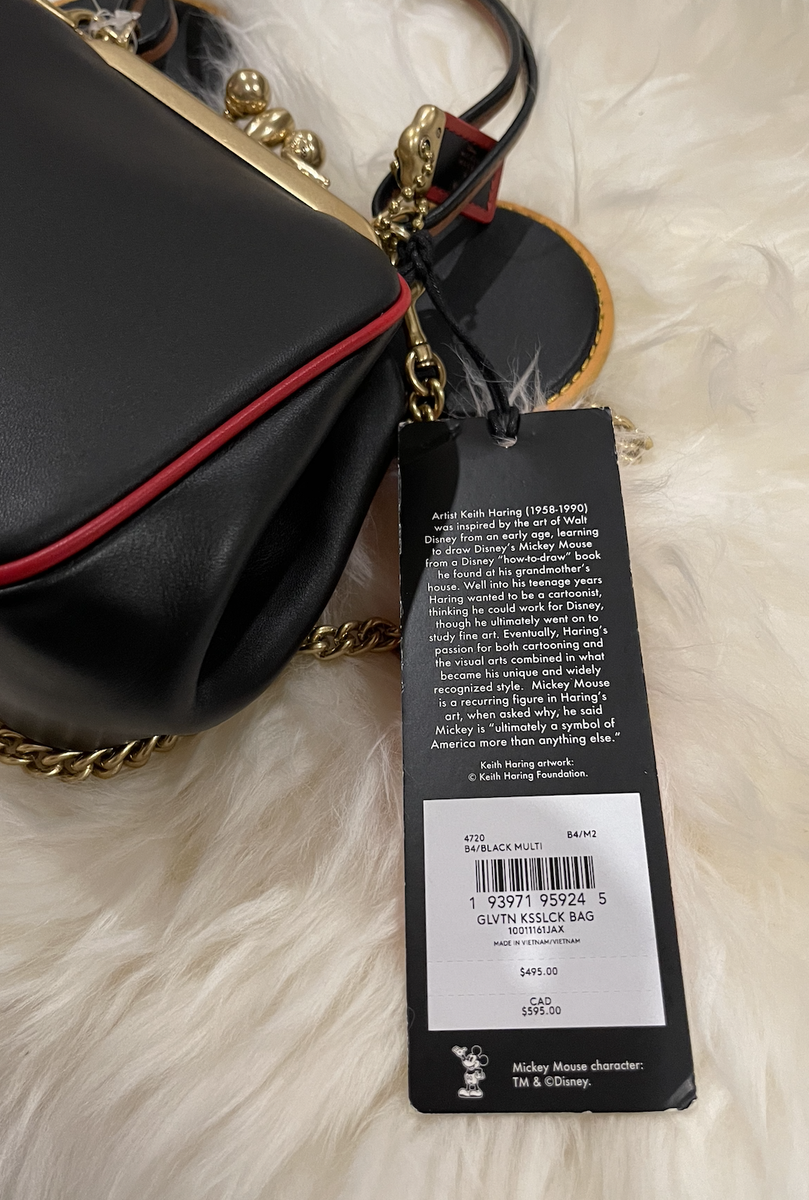Coach X Mickey Keith Haring Leather Women's Bag for sale online | eBay