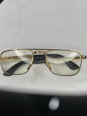 AO Safety 630 Z87-2 Aviator Full Flex Eyeglass Frames Metal Gold  54-14-140 VTG