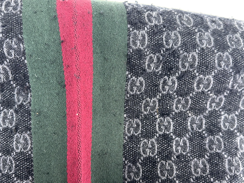 Bufanda de lana Gucci OG Logo, bufanda unisex talla única, gris - Imagen 11 de 16