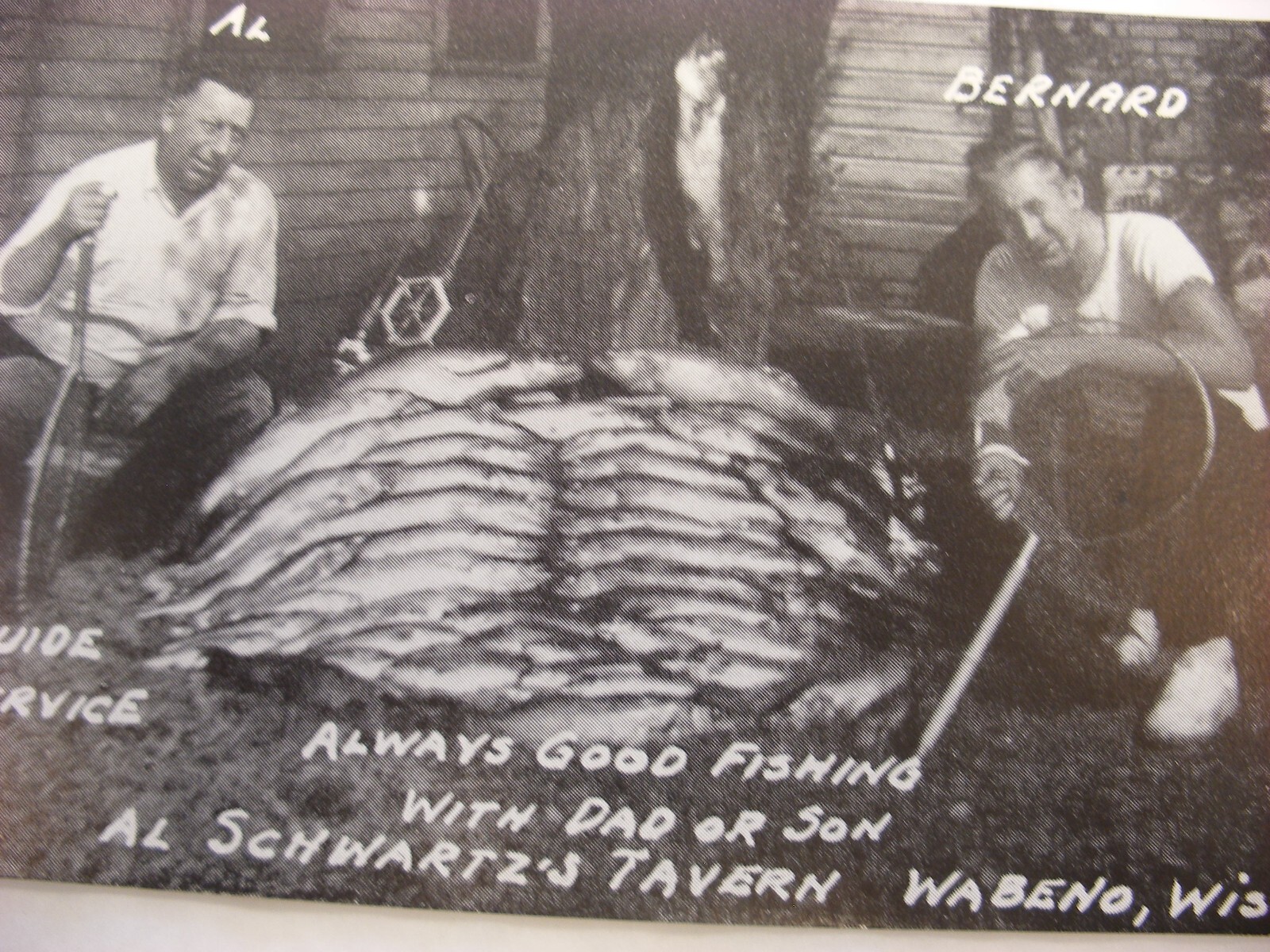 Vintage Postcard Al Schwartz's Tavern Fishing Wabeno Wisconsin WI 3513 eBay
