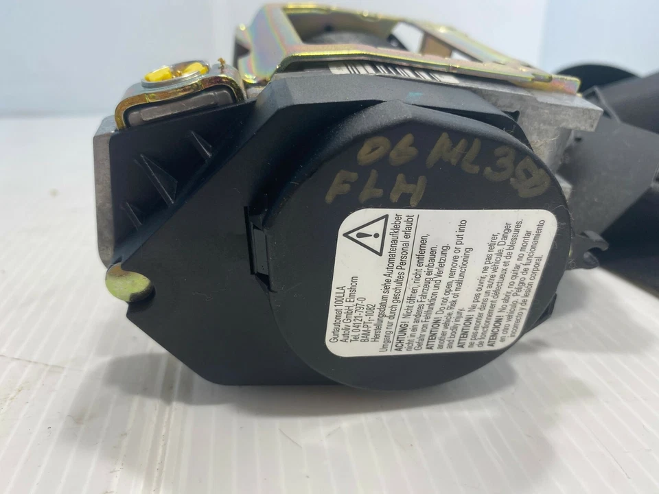 06-07 MERCEDES-BENZ CLASE W164 ML CINTURÓN DE SEGURIDAD DELANTERO IZQUIERDO LADO CONDUCTOR OEM Foto 4 de 4