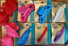 VTG Lot Of 8 Phillips Modern Classics Sportif Retro Ladies Hair Clips 1980s NOS