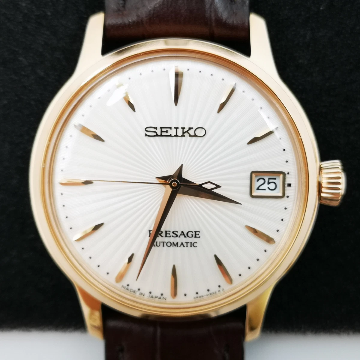 SEIKO PRESAGE SRRY028 Pale Pink Mechanical Elegant Women`s Watch New in Box