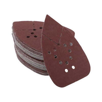 50 Pc 1200 Grit Universal Sanding Discs-Hook and Loop Sandpaper-Paper Base Red
