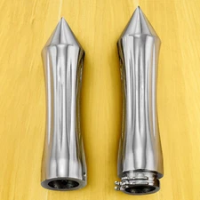 1'' Spike Hand Grips Handlebar For Harley Touring Sportster Dyna Softail Suzuki