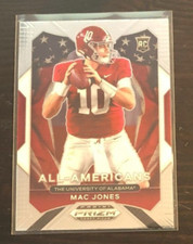 2021 Prizm Draft Picks MAC JONES All Americans Rookie Card RC #183 Patriots