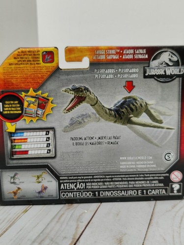 Jurassic World PLESIOSAURUS Savage Strike Dino Rivals Action Figure New Mattel - Afbeelding 7 van 7